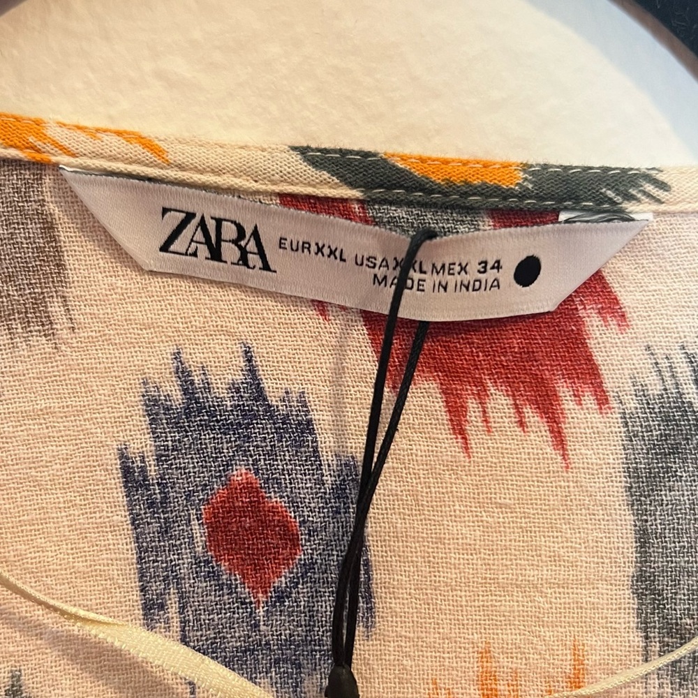 NWT Zara “The Carla Dress” Wrap Dress - Picture 5 of 5